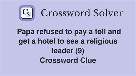 muslim leader crossword clue